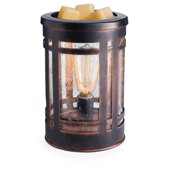 Candle Warmers Electrische geurbrander Edison Bulb elektrisch bruin / brons van metaal