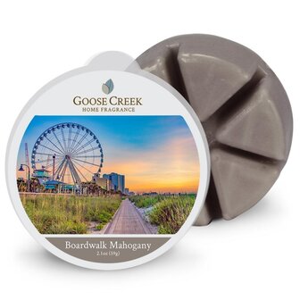 Goose Creek Candle Cool Boardwalk Mahogany Waxmelt