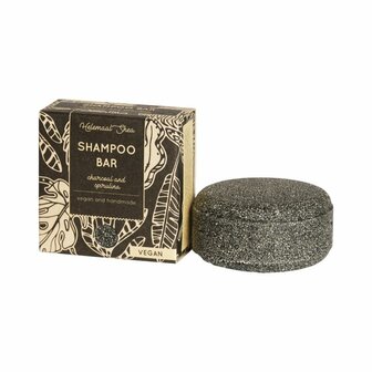 Shampoo bar - Houtskool &amp; Spirulina - alle haartypen