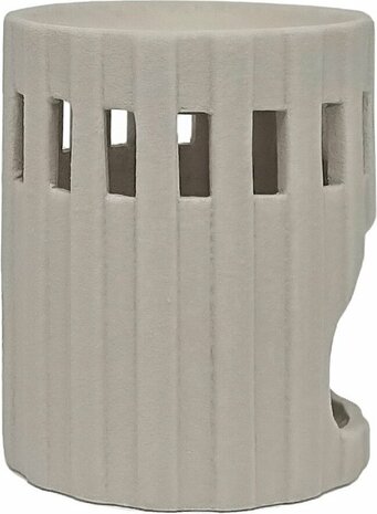 Aardewerk brander cream