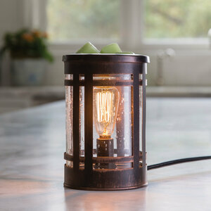 Candle Warmers Electrische geurbrander Edison Bulb elektrisch bruin / brons van metaal