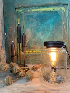 MASON JAR Edison elektrische geurbrander lamp